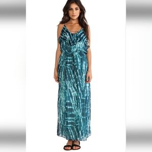 Anthropologie Greylin Silk maxi dress